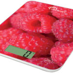 Little Balance keukenweegschaal Slim frambooskleurig