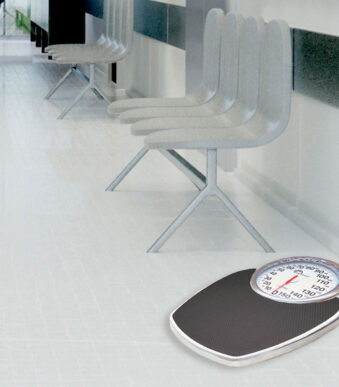 Little balance PRO M 160 analoge personenweegschaal, zwart