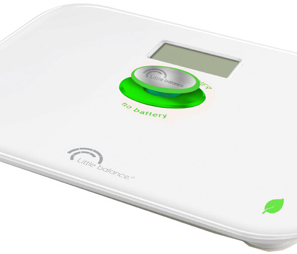 Little balance kinetische personenweegschaal Kinetic, wit/groen