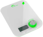 Little balance Kinetische keukenweegschaal Kinetic, wit/groen