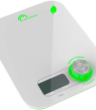 Little balance Kinetische keukenweegschaal Kinetic, wit/groen