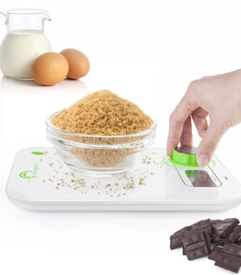 Little balance Kinetische keukenweegschaal Kinetic, wit/groen