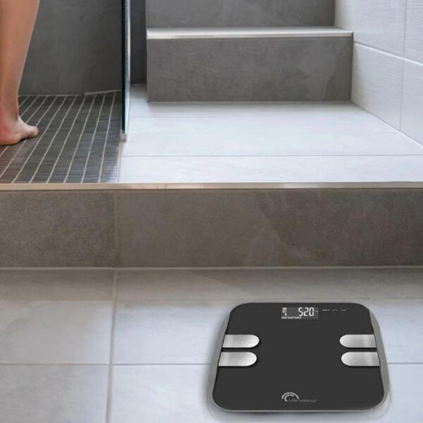 Little balance digitale personenweegschaal Body Wave, zwart