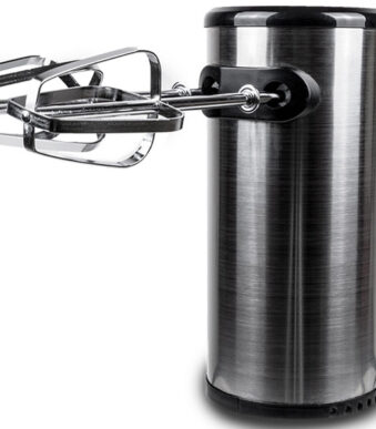 Little balance Handmixer Inox 400, 400 Watt, Roestvrij Staal