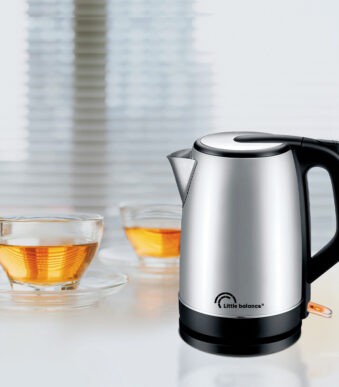 Little balance waterkoker Inox Design, 1,7 liter, roestvrij staal