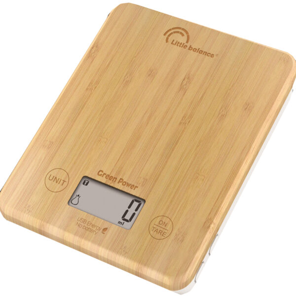 Little balance keukenweegschaal Slim Bamboe