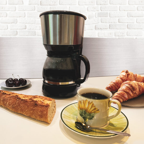 Little balance koffiezetapparaat Little Café, roestvrij staal