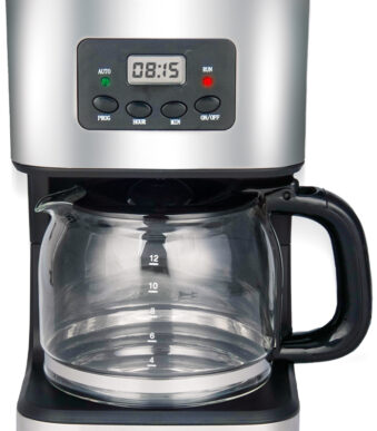 Little Balance Koffiezetapparaat Café Control, zilver/zwart