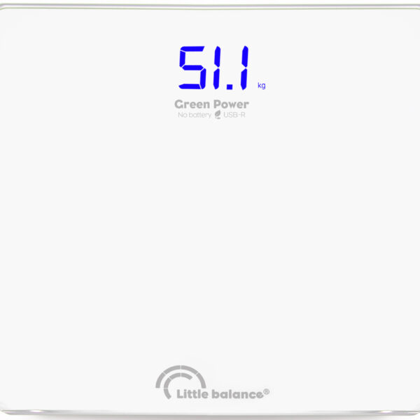 Little balance personenweegschaal Blue Tech R12 met USB-C aansluiting