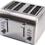 Little balance 4-schijven broodrooster Premium Inox, roestvrij staal