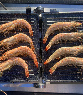 Little balance elektronische contactgrill, 2000 Watt, zwart