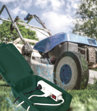 LogiLink Elektronica box voor buitengebruik, weerbestendig, IP54, groen