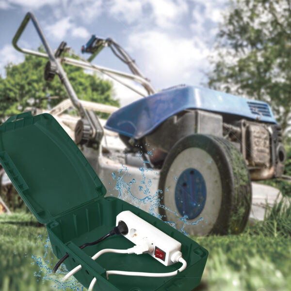 LogiLink Elektronica box voor buitengebruik, weerbestendig, IP54, groen