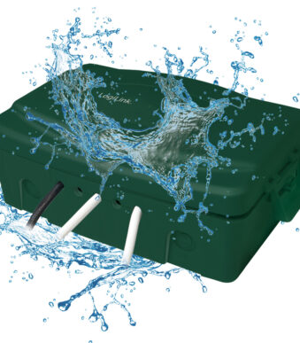 LogiLink Elektronica box voor buitengebruik, weerbestendig, IP54, groen