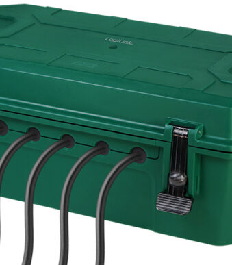 LogiLink Buiten-elektronicabox met 4-voudige stekkerdoos