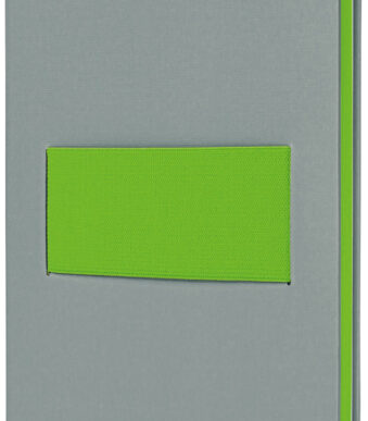 Sigel Notitieboek Linescape, A5, gelinieerd, grijs/neongroen