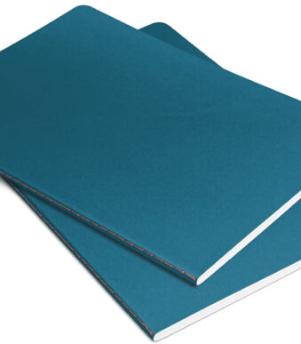 Sigel notitieboek Linescape, A5, gelinieerd, blauw/neon oranje