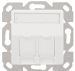 LogiLink Aansluitdoos voor Keystone-modules, 2-voudig, zuiver wit