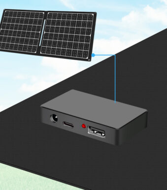 LogiLink Zonnepaneel, 30 Watt, opvouwbaar, USB-A/USB-C/DC5521