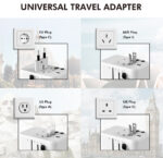 LogiLink universele reisadapter (EU/AUS/US/UK), 20 Watt