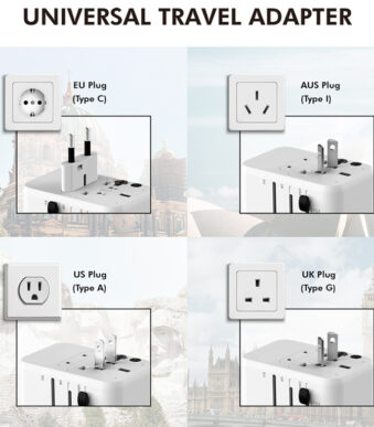 LogiLink Universele Reisadapter (EU/AUS/US/UK), 70 Watt