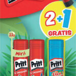 Pritt lijmstift BTS 2025, voordeelverpakking, 2x 11 g + 1x 10 g