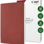 Sigel Re-Up notitieboek, A5, geruit, rood