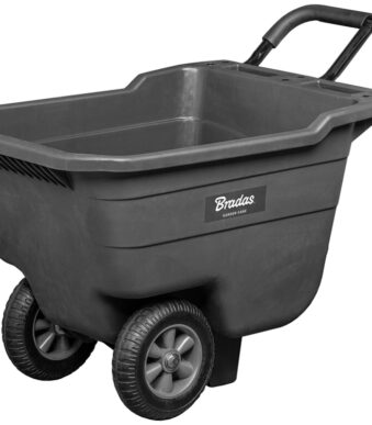 Bradas kruiwagen HANDY-GO, 90 liter, antraciet