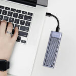 LogiLink USB 3.2 Gen 2x2 behuizing voor M2 NVMe & SATA SSD