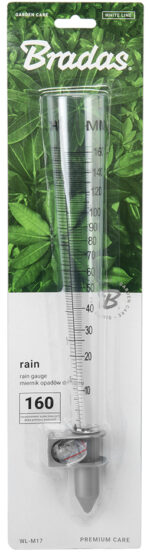 Bradas regenmeter WHITE LINE, tot 160 mm/m²