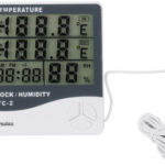 Bradas weerstation met buitentemperatuursensor White Line