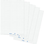 FRANKEN Flipchartblok U-Act! Line, 680 x 990 mm, set van 5 stuks