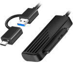 LogiLink USB 3.2 (Gen1) naar SATA-adapter, USB-A/USB-C aansluiting