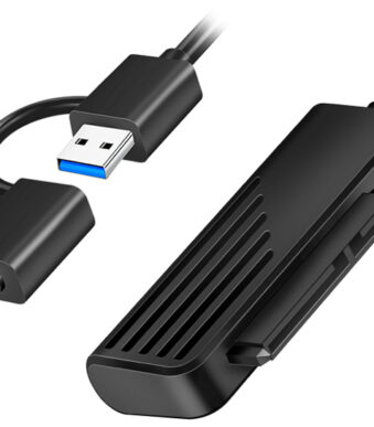 LogiLink USB 3.2 (Gen1) naar SATA-adapter, USB-A/USB-C aansluiting