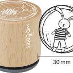 Colop Motiefstempel Woodies 'Konijntje'