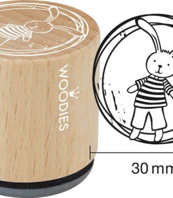 Colop Motiefstempel Woodies 'Konijntje'