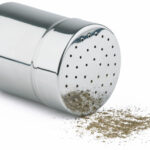 APS Strooier fijn, inclusief stofkap, zilver