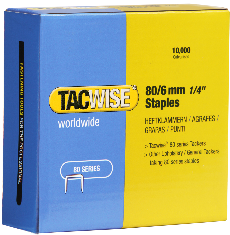 TACWISE Nieten 80/6 mm verzinkt, 10.000 stuks TACWISE Nieten 80/6 mm verzinkt, 10.000 stuks