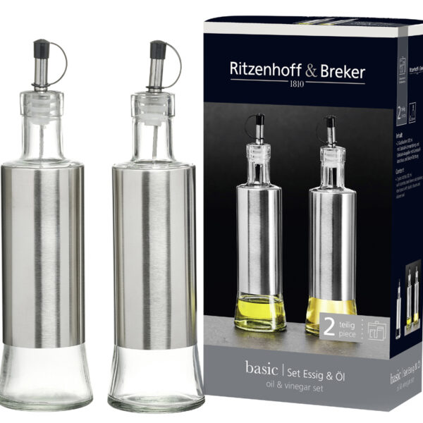 Ritzenhoff & Breker BASIC azijn- en olieflessen set