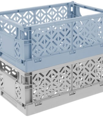 Keeeper opvouwbare opbergbox Fritzi M 3,4L grijs