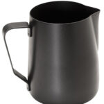 APS melk-/universele kan, roestvrij staal zwart, 0,8 l