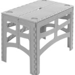 keeeper Opvouwbare Campingtafel 'timo', Maat L, Noords-grijs