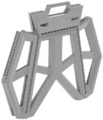 keeeper Opvouwbare campingkruk 'tom', nordic-grijs