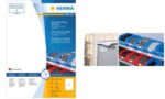 HERMA folie-etiketten SPECIAL, 24 x 24 mm, 25 vel A4, permanent, wit, mat