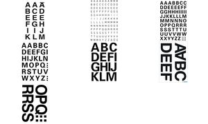 Herma Letters Stickers A-N, Folie Zwart, 33 mm