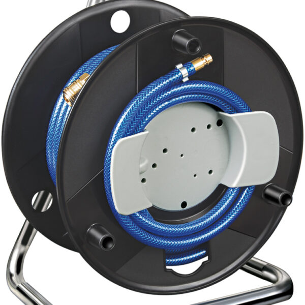 Brennenstuhl persluchtslangenhaspel 20 meter zwart/blauw