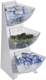 APS Portioneerrek MULTI RACK, 3-laags, roestvrij staal