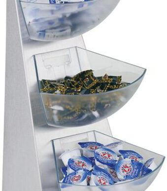 APS Portioneerrek MULTI RACK, 3-laags, roestvrij staal