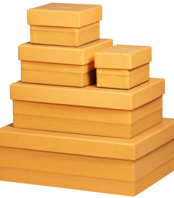 Rhodia cadeaudozen-set, 5-delig, oranje.