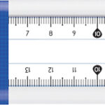 Maped lineaal plat 20 cm kunststof transparant
